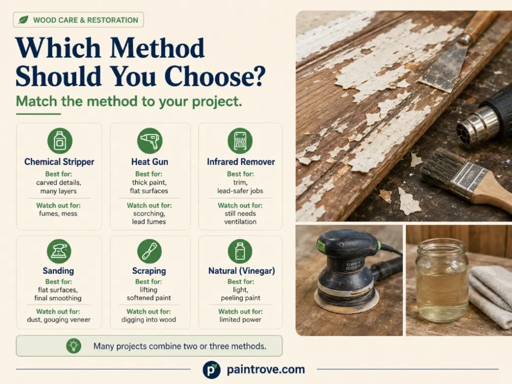Best ways to remove paint from wood