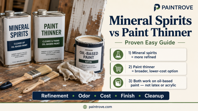 Mineral spirits vs paint thinner guide