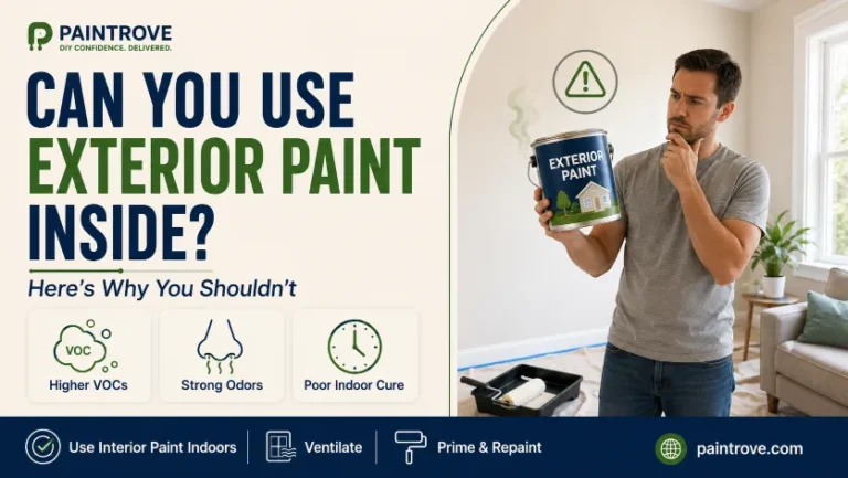 Can You Use Exterior Paint Inside? Read This First