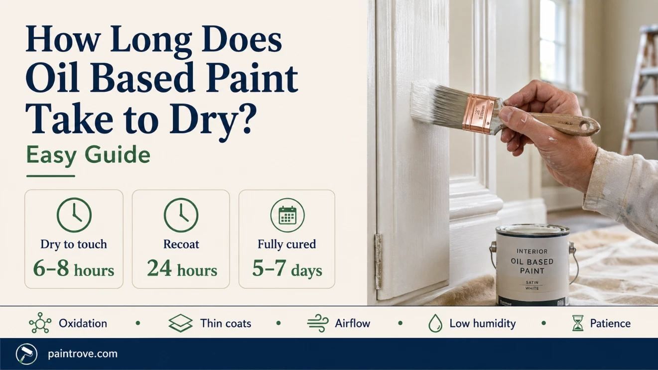 How Long Does Oil Based Paint Take to Dry? Easy Guide