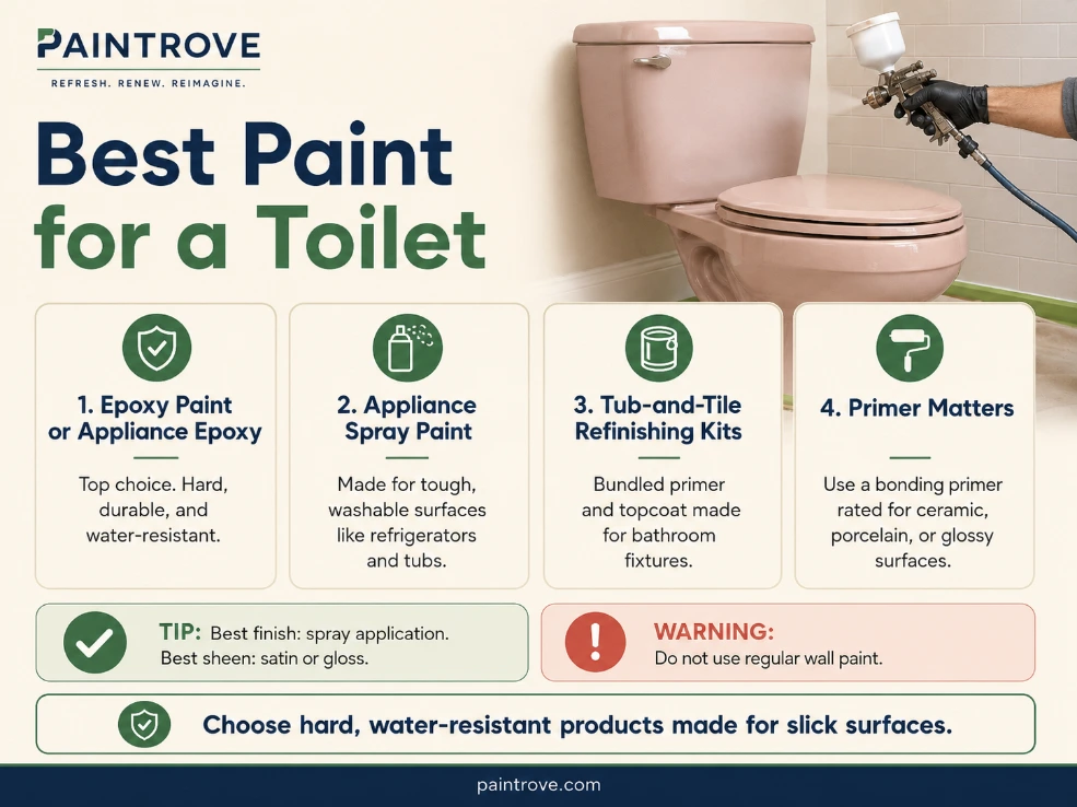 Best paint for a toilet exterior