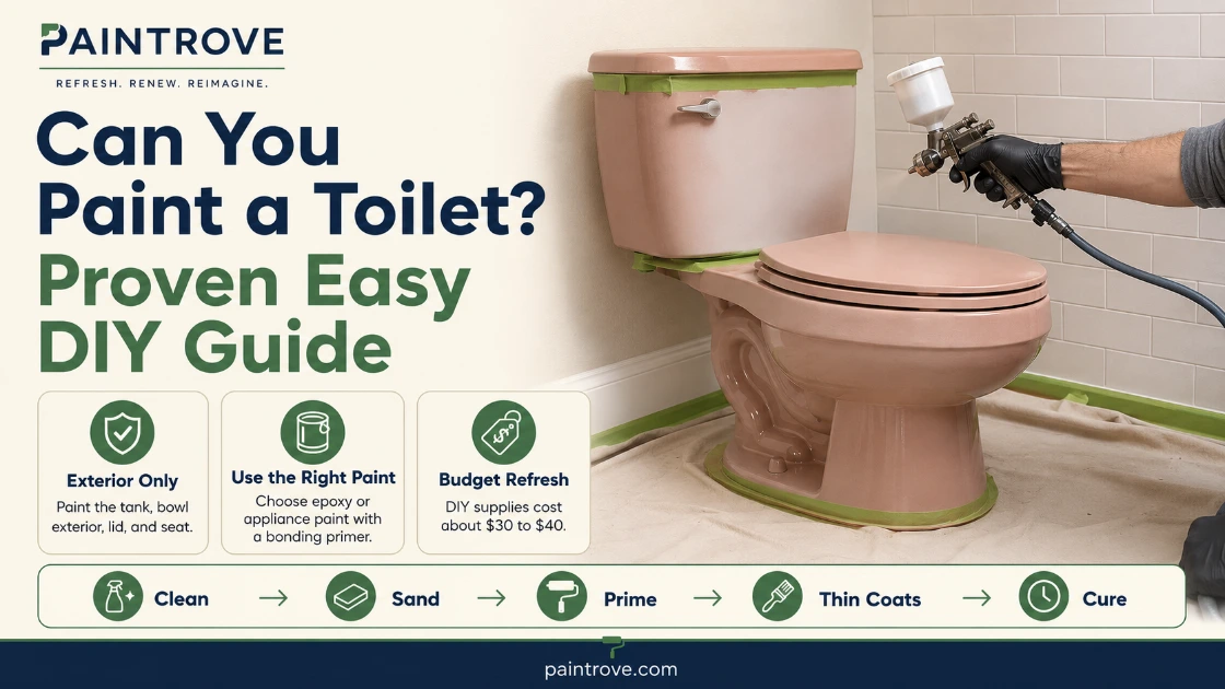 Can you paint a toilet DIY guide