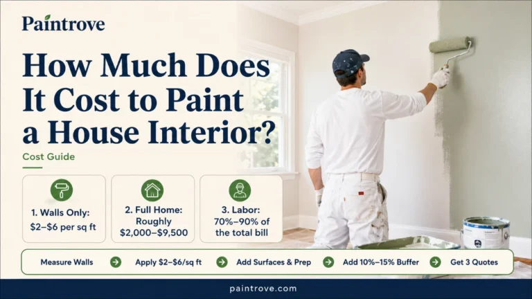 how much does it cost to paint a house interior