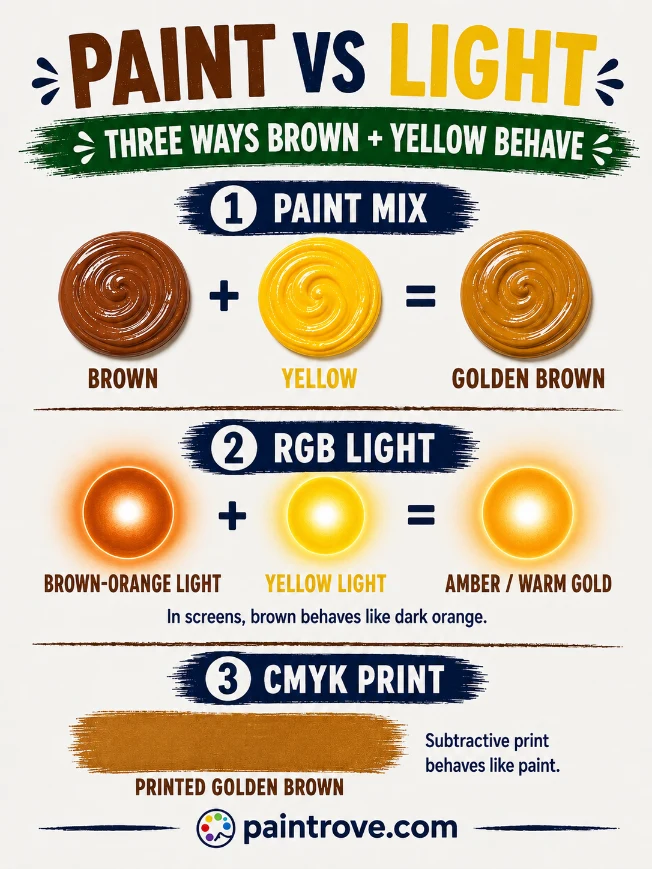 yellow and brown combination