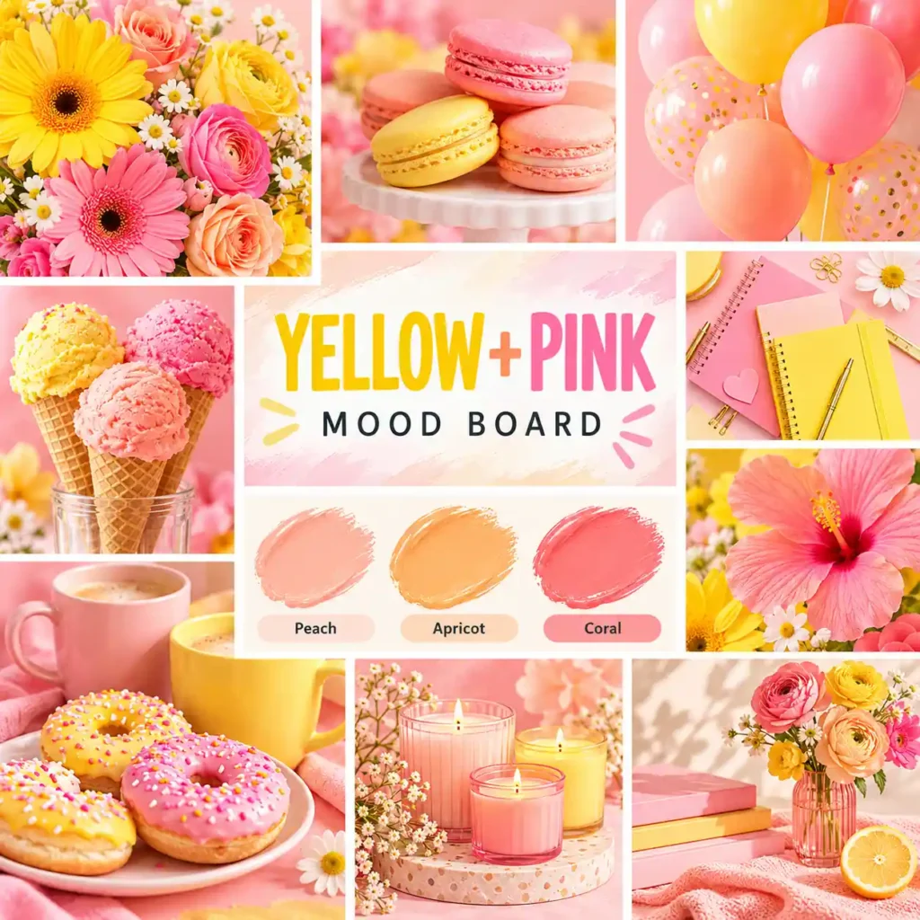 Best Uses for Yellow and Pink in Art and Design
