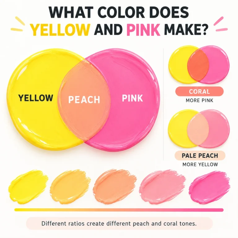 Yellow and Pink Make What Color Complete Mixing Guide