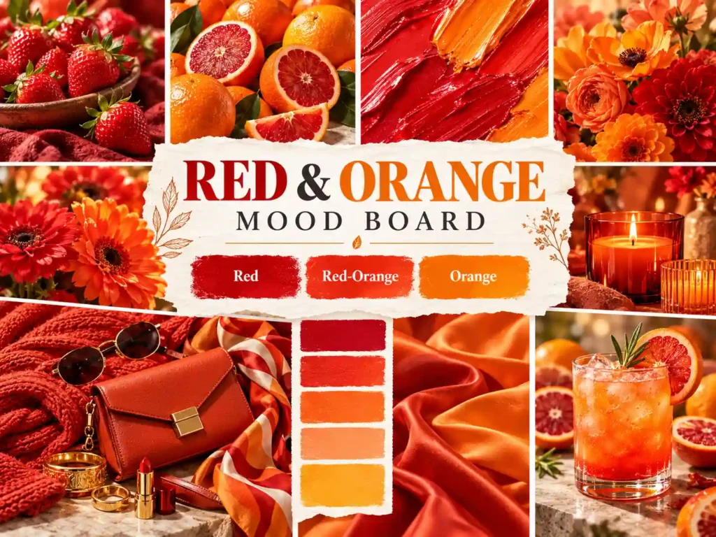 Artistic Uses of Red and Orange Together
